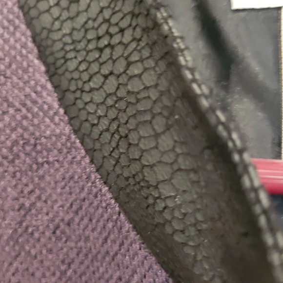 Kim Rogers Chocolate Brown Open Front Blazer Jacket Lined Black trim 12P - Picture 8 of 9